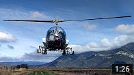Chargement de l'hélicoptère de l'EID Rhône-Alpes pour la démoustication